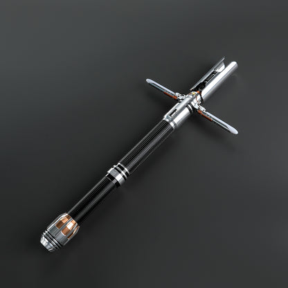 Astrasabers™ The Survivor Crossguard lightsaber Replica Lightsaber