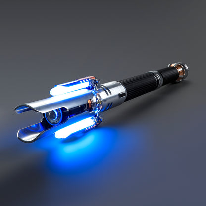 Astrasabers™ The Survivor Crossguard lightsaber Replica Lightsaber