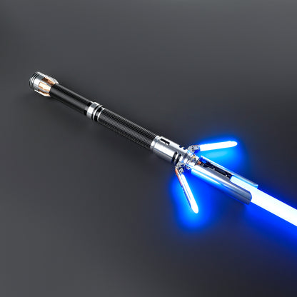 Astrasabers™ The Survivor Crossguard lightsaber Replica Lightsaber