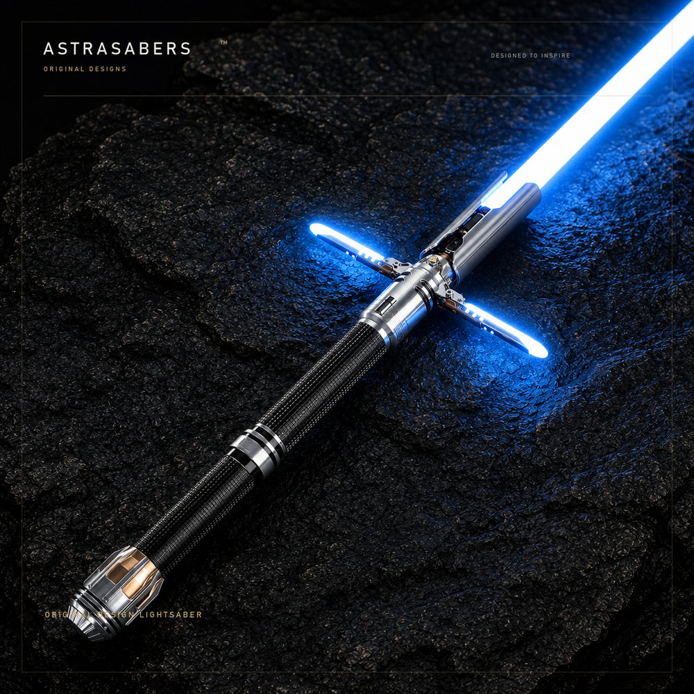 Astrasabers™ The Survivor Crossguard lightsaber Replica Lightsaber
